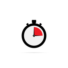 Stopwatch icon with shadow.Vector eps10