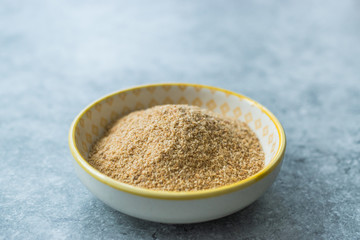 Bread Crumbs / Rusk Powder in Porcelain Bowl.