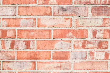 Red brick wall texture background