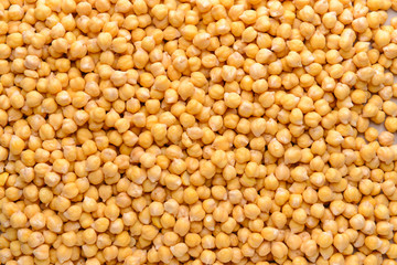 Many raw chickpea as background