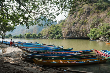 boats on lake