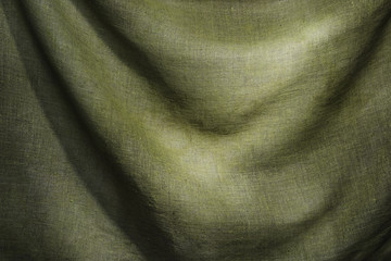 Wrinkled fabric