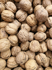 healthy walnuts at the market