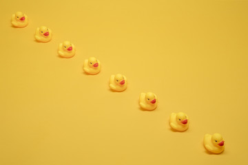 Bath ducks in a row