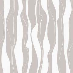 Wavy line pattern. Hand drawn stripes.