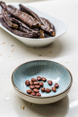 Carob Seeds and Pods Carats / Locust Beans Ready to Use.