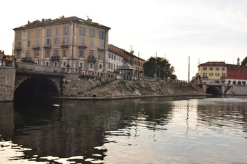 Naklejka premium milan milani italy