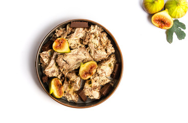 Fig halva dessert slices