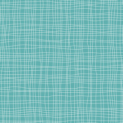Abstract pattern with lines similar to gauze. Background with curved lines. Ornament in turquoise and white colors.