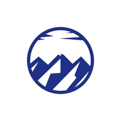 mountain logo template