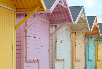 beach huts