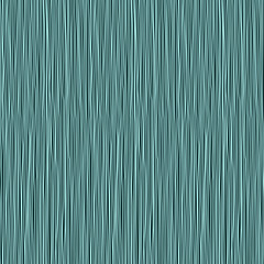 Obraz premium Wavy line pattern. Blue vertical wavy lines on green background. Strips similar to threads. Hand drawn stripes. 