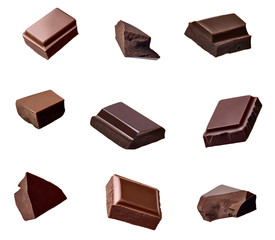 chocolate piece sweet food dessert falling
