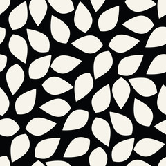abstract geometric leaves pattern for natural background, simple minimalist graphic , retro decoration , summer fashion