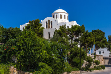 Obraz premium church of St Nicolaos - the cathedral of Spetses island