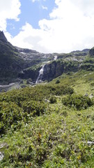 Fototapeta premium view of mountains