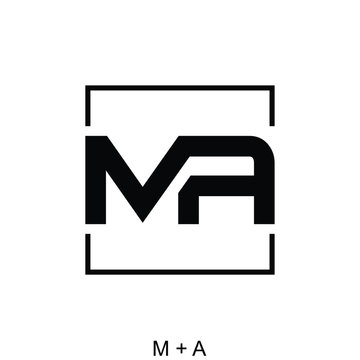 letter M and A concepts ready to use