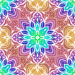 Seamless pattern with arabesques