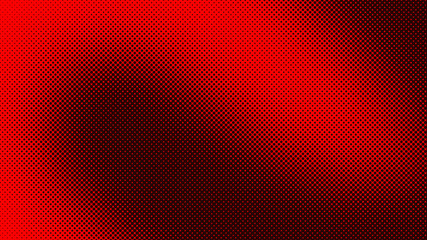 Dark red pop art background with dots design, abstract vector illustration in retro comics style