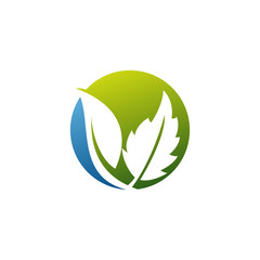 leaf logo template