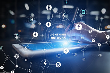 Lightning network - second layer payment protocol that operates on top of a blockchain. Bitcoin, cryptocurrency