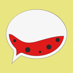 Spam Email Warning . Concept of virus, piracy, hacking and security. Envelope with spam. Website banner of e-mail protection, anti-malware software. Flat vector.