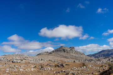 sierra de la Hidalga en el parque nacional de la sierra de las Nieves, Málaga
