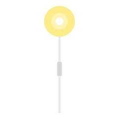 Street light icon. Flat illustration of street light vector icon for web design