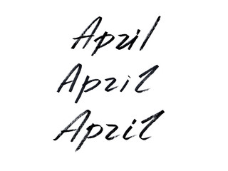 The set hand-written inscription 