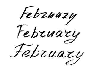 The hand-written inscription 