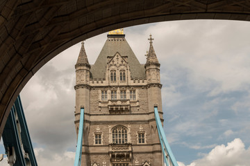 Fototapeta na wymiar Vista de la Tower Bridge, Londres, Inglaterra