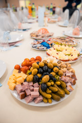 different food on the table