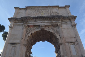 Fototapeta na wymiar rome acropolis coliseum