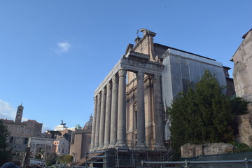Fototapeta na wymiar rome acropolis coliseum