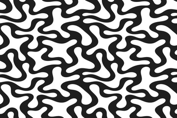 Monochrome vector seamless pattern.