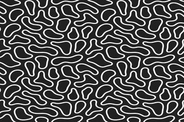 Monochrome vector seamless pattern.