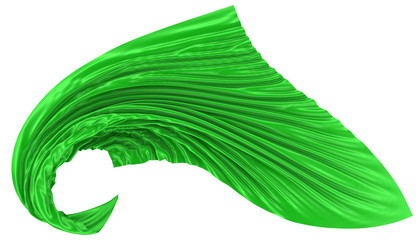 Abstract background of colored wavy silk or satin.