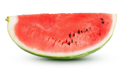ripe watermelon isolated on a white background