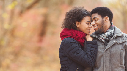 Fototapeta premium Happy couple enjoying silence and their love