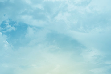 cloud background with a pastel colour
