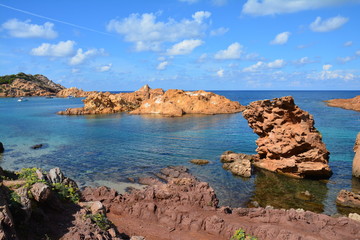 Plage Pregonda Minorque Baléares Espagne