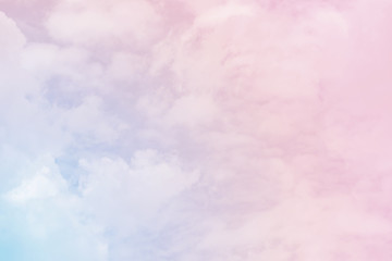 cloud background with a pastel colour
