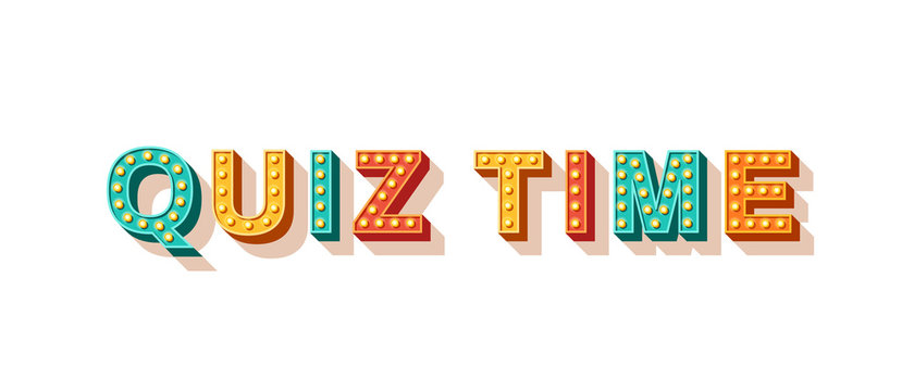 Premium Vector  Megaphone banner - quiz time. vector stock