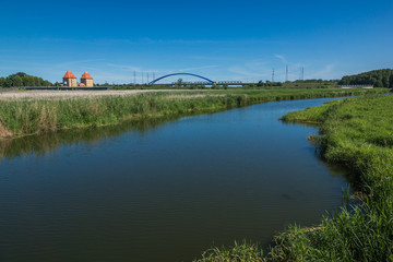 Fototapeta na wymiar Dziwna rivwe in Wolin, Zachodniopomorskie, Poland