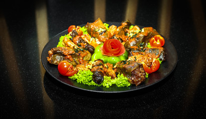 salad with vegetables