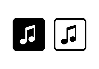 music note icon, symbols vector. symbol for web site Computer and mobile vector.