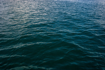 The beautiful sea and the beautiful mountains, the area for tourists to visit the beauty