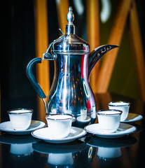 cup of tea with teapot and cup of tea