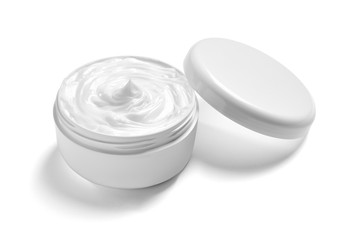  white cream container jar beauty moisturizer skin