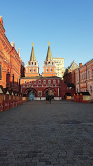 Fototapeta na wymiar State Historical Museum on the red square No. 1 in Moscow